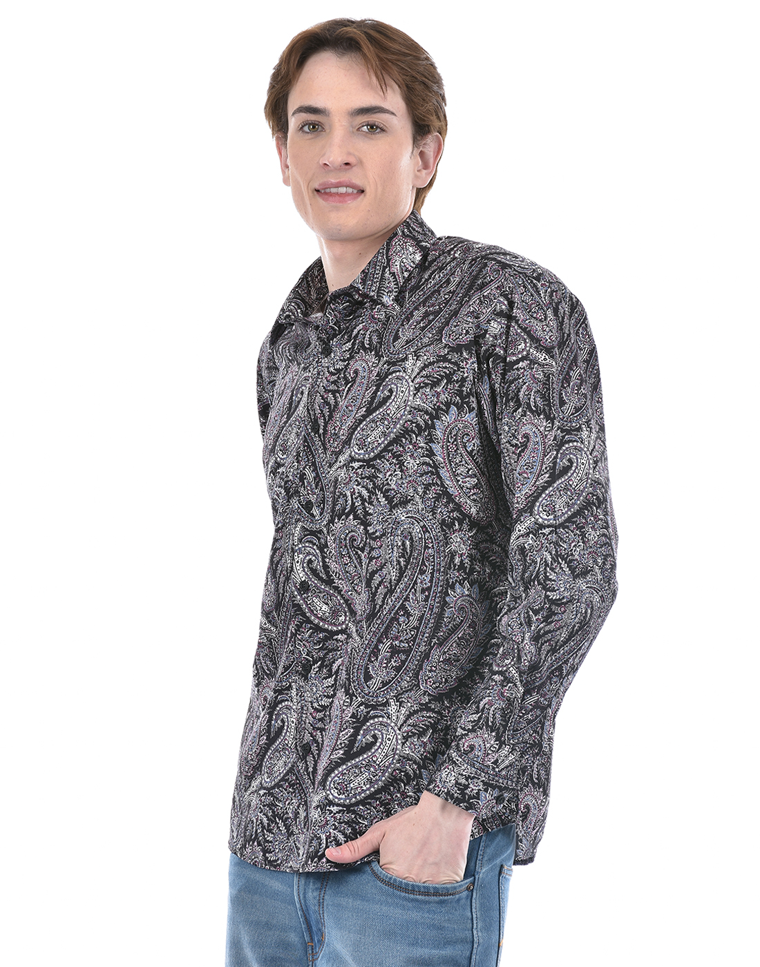 Numero Uno Men Paisley Multicolor Shirt